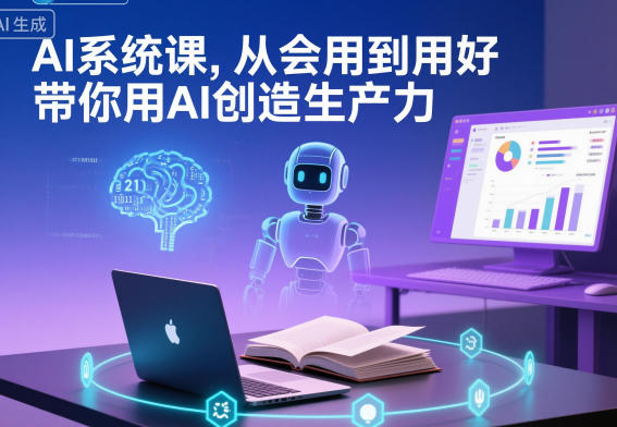 AI系统课,从会用到用好,带你用AI创造生产力_免费分享网络创业,副业,信息差项目的老牌资源整合平台!金铲子项目