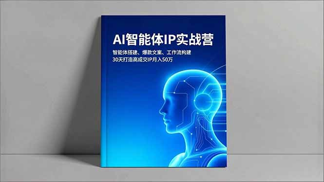 （16689期）AI智能体IP实战营，智能体搭建、爆款文案、工作流构建，30天打造高成交IP50万_免费分享网络创业,副业,信息差项目的老牌资源整合平台！金铲子项目