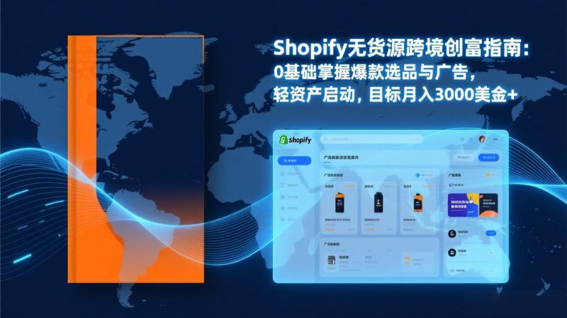 （17238期）Shopify爆款打法实战：从选品到广告投放，复制爆款模型，驱动独立站月销售额破万刀_免费分享网络创业,副业,信息差项目的老牌资源整合平台！金铲子项目