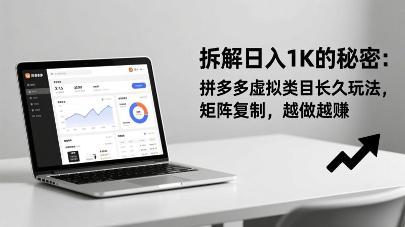 （17247期）拆解日入 1K 的秘密：拼多多虚拟类目长久玩法，矩阵复制，越做越赚_免费分享网络创业,副业,信息差项目的老牌资源整合平台！金铲子项目