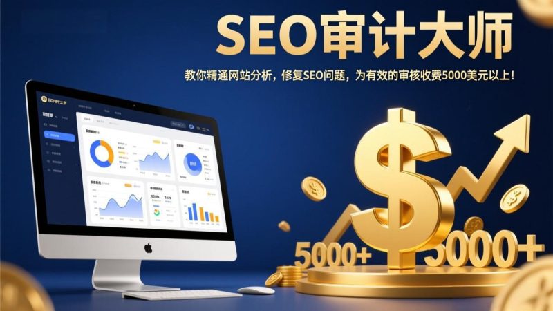 （17475期）SEO审计大师：教你精通网站分析，修复SEO问题，为有效的审核收费5000美元以上_免费分享网络创业,副业,信息差项目的老牌资源整合平台！金铲子项目