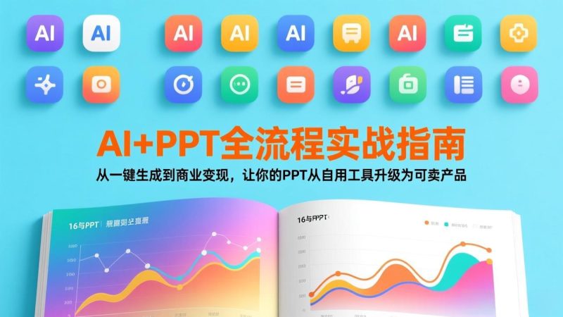 (17565期)AI+PPT全流程实战指南:从一键生成到商业变现,让你的PPT从自用工具升级为可卖产品_免费分享网络创业,副业,信息差项目的老牌资源整合平台!金铲子项目